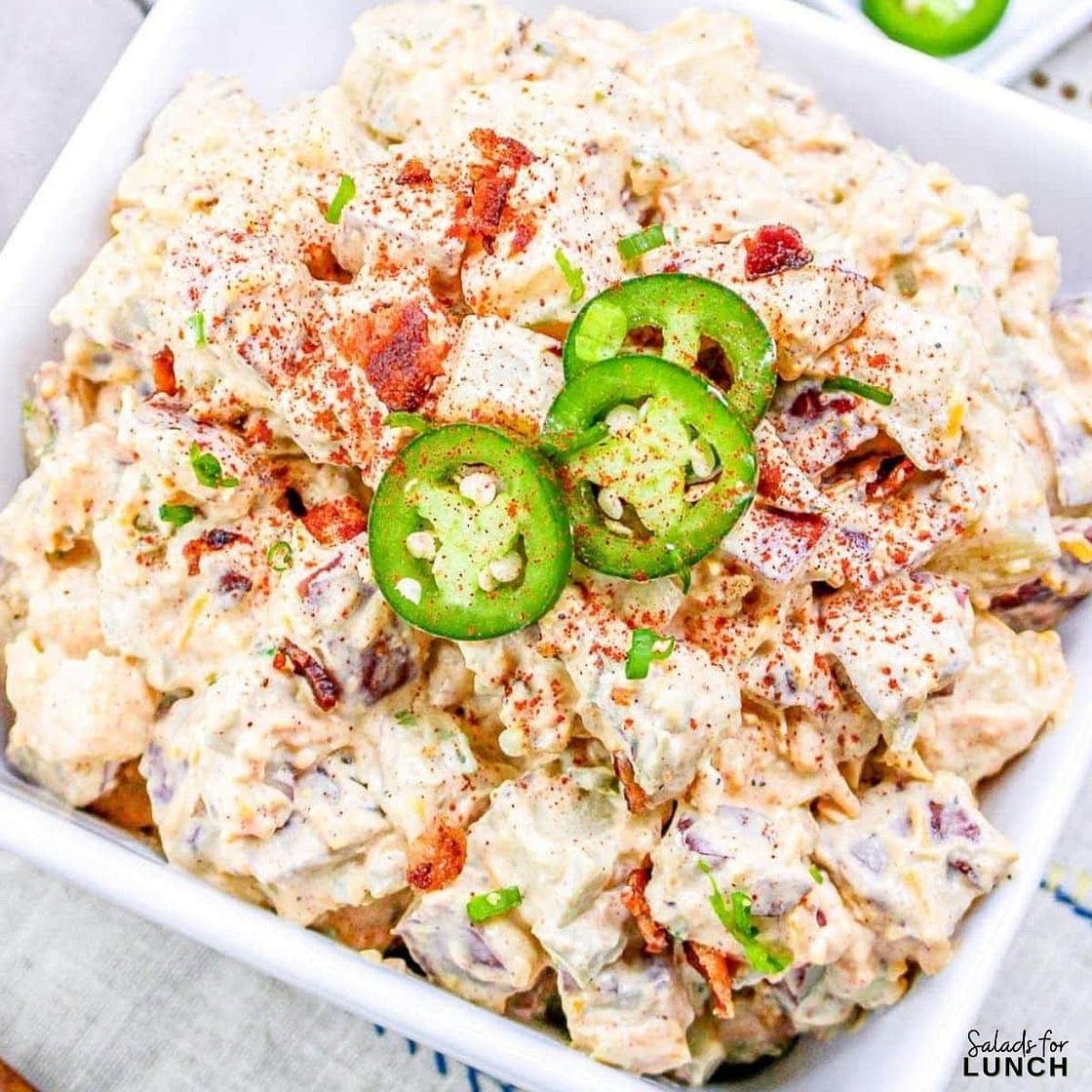 Loaded Jalapeño Popper Potato Salad Recipe