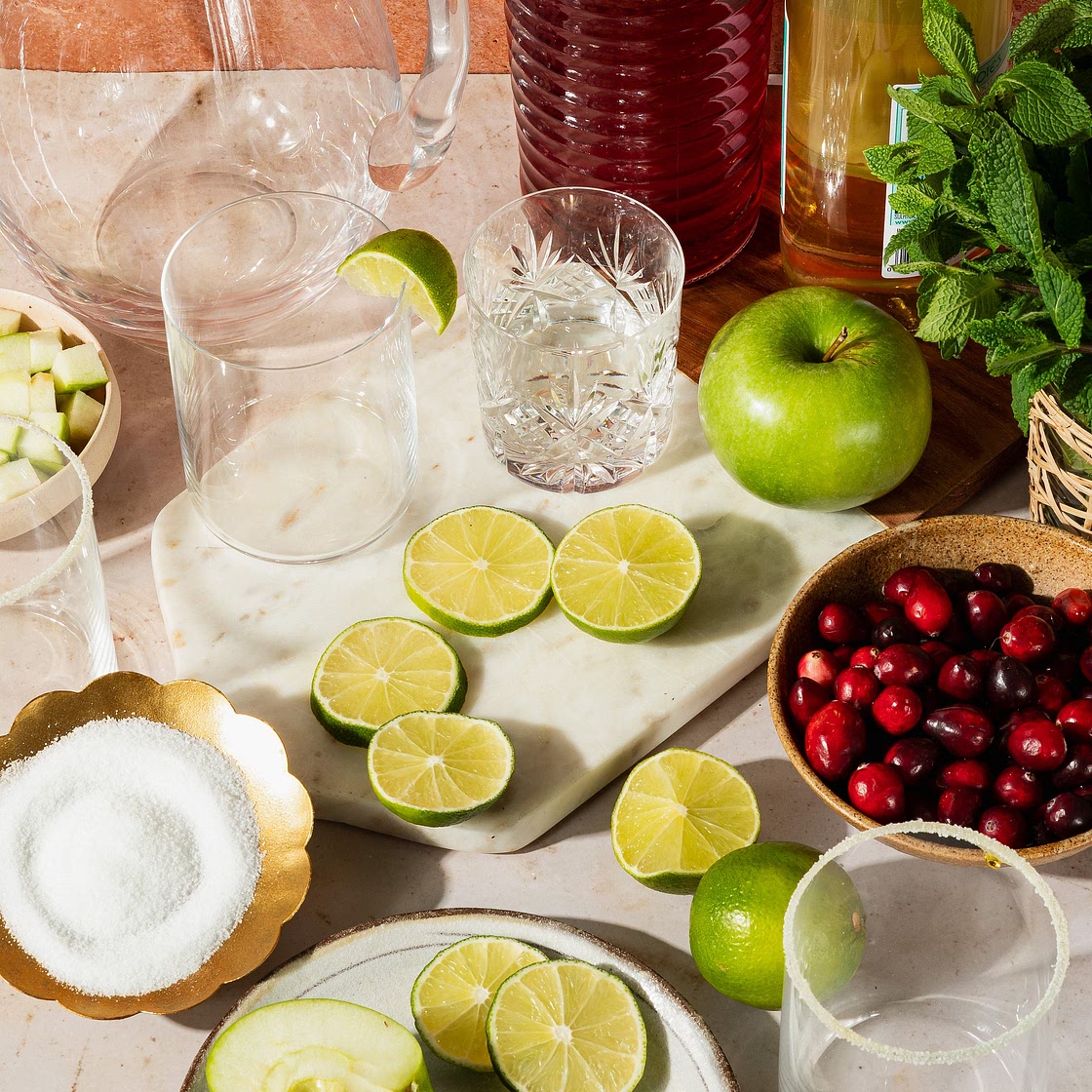 Sparkling Holiday Sangria