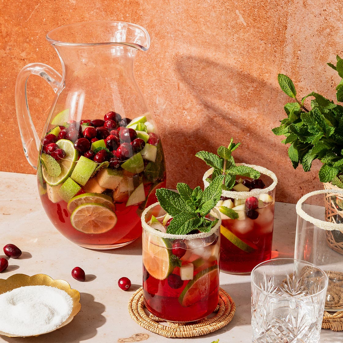 Sparkling Holiday Sangria