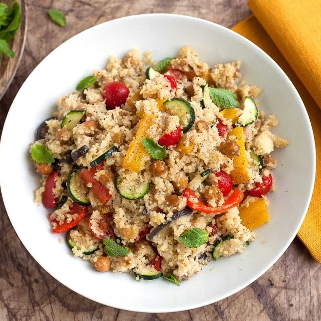 Cous cous freddo con verdure