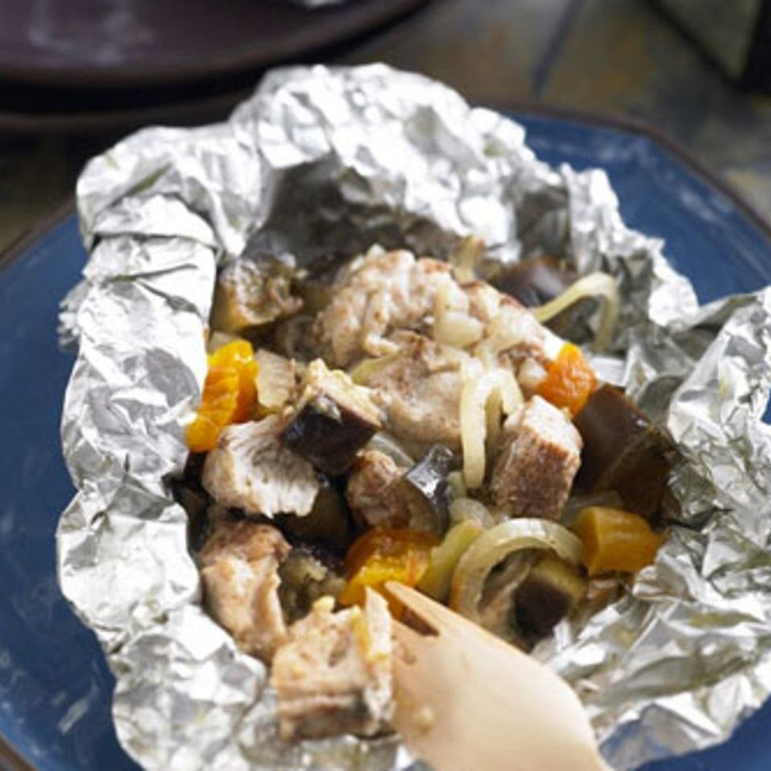 Hähnchen aus der Folie