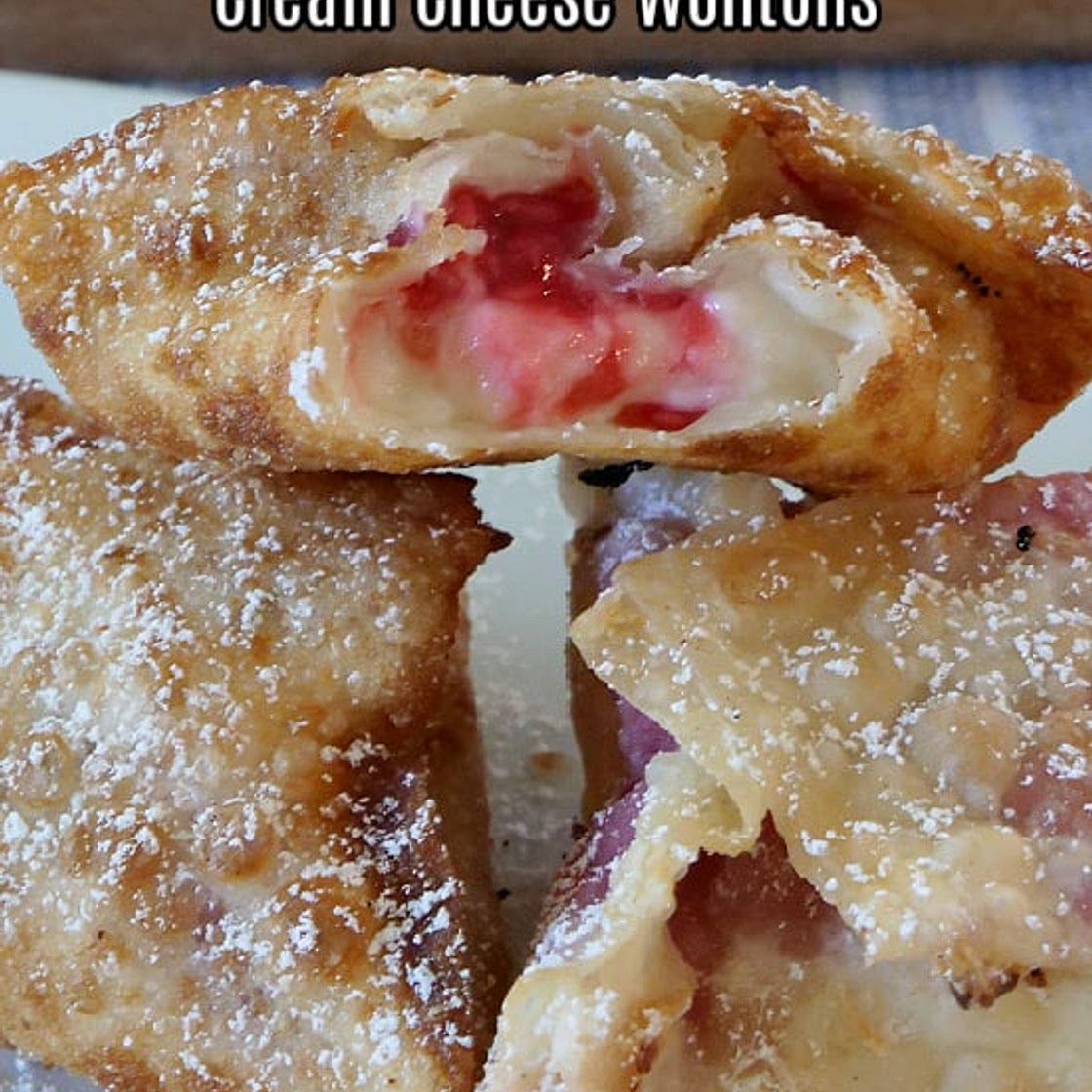 Raspberry Cream Cheese Wontons