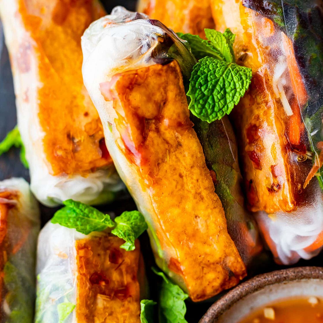 Vegetarian Vietnamese Spring Rolls (Goi Cuon Chay)