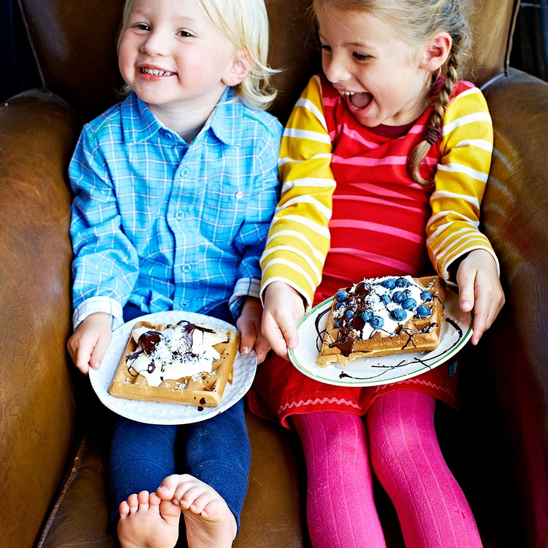 Brilliant breakfast waffles