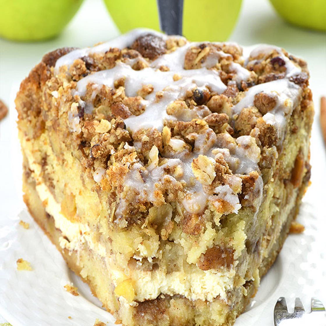 Apple Coffee Cake With Cream Cheese Filling