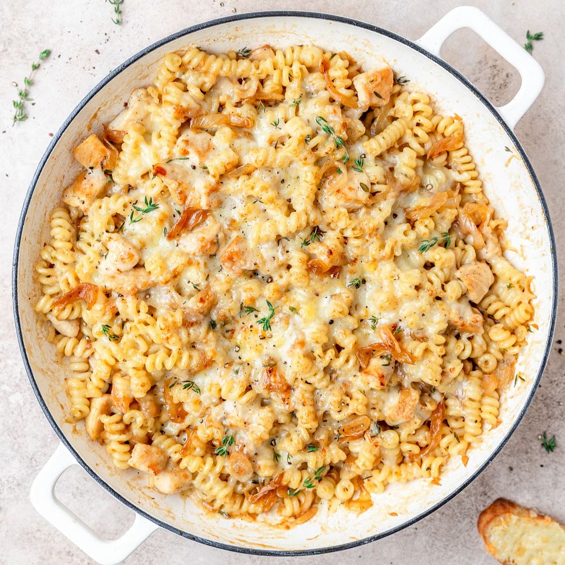 French Onion Chicken Pasta