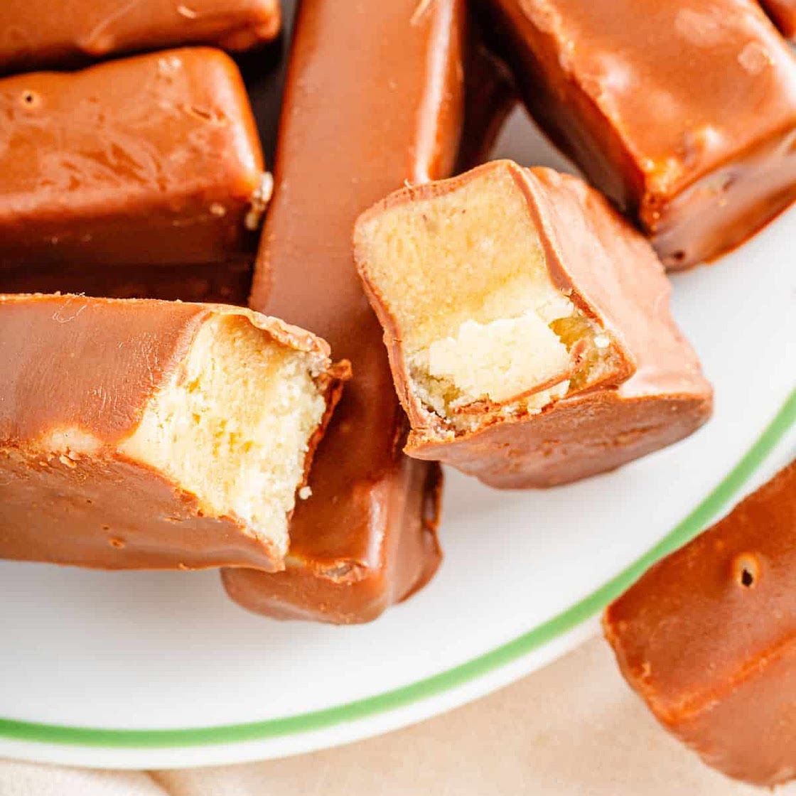 Dairy-Free Twix Protein Bars