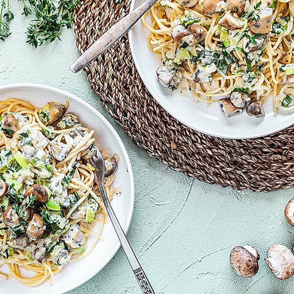 Champignon-Spaghetti