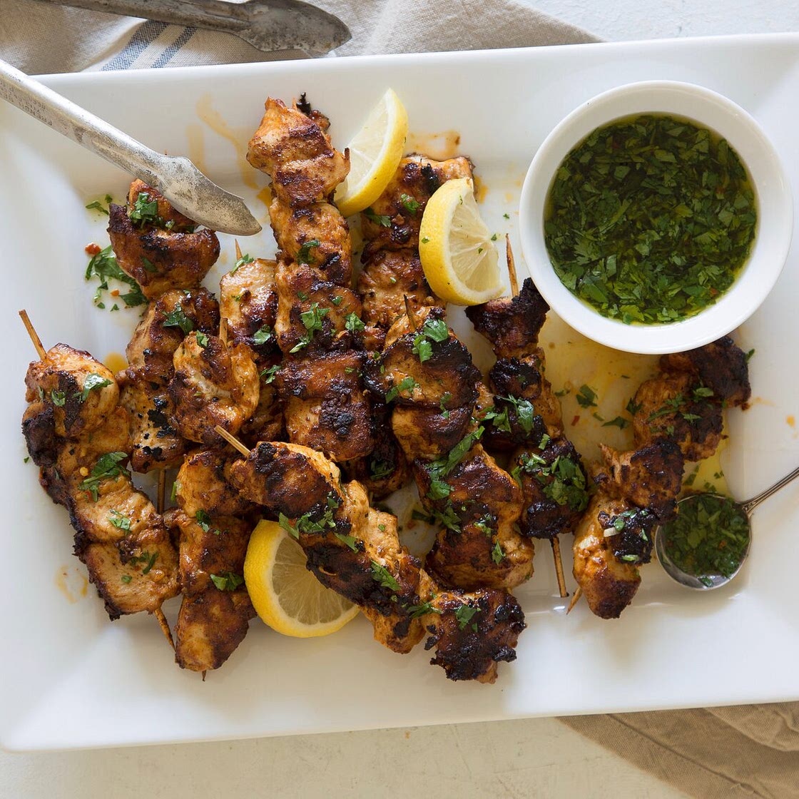 Moroccan Chicken Kabobs