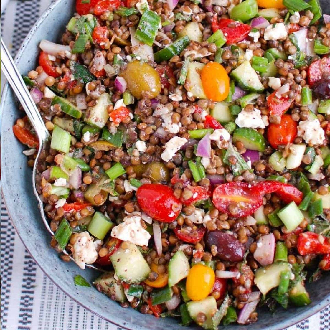 Mediterranean Lentil Salad