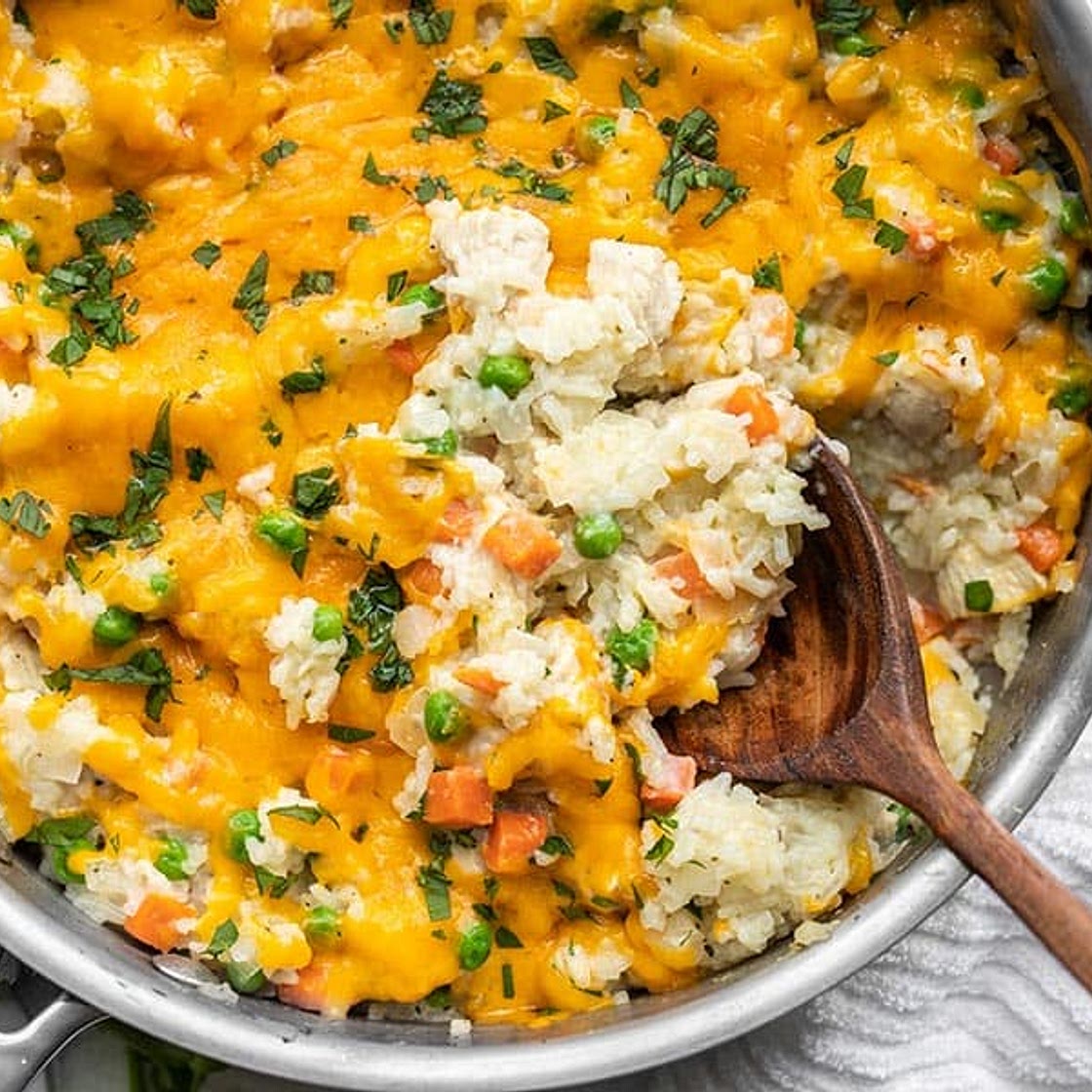 Creamy Chicken and Rice Skillet