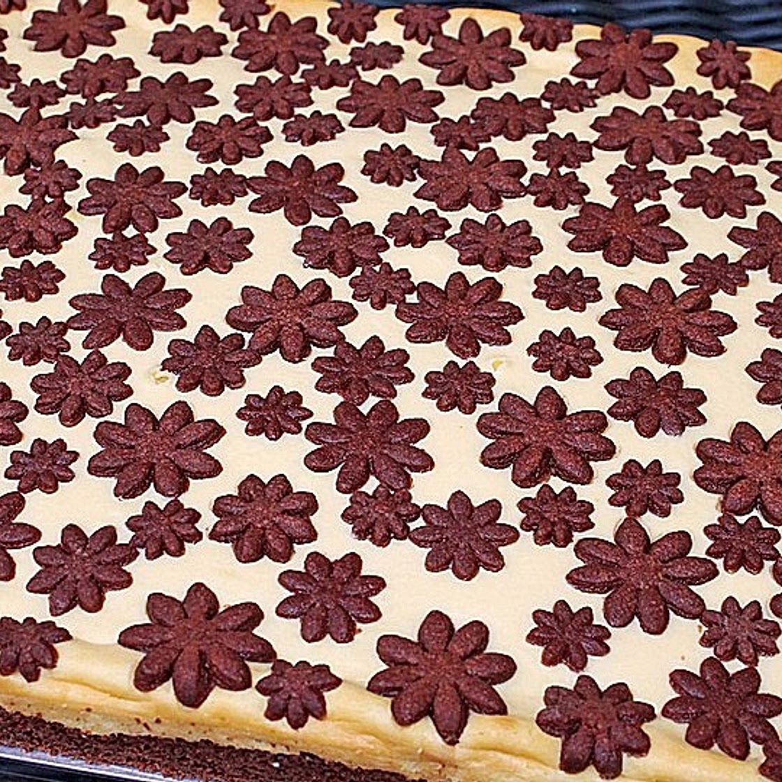 Russischer Zupfkuchen vom Blech für den Kindergeburtstag