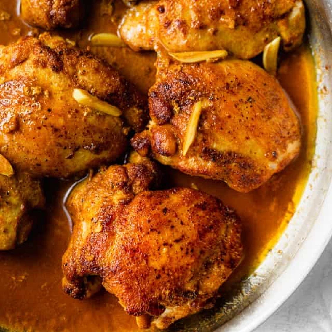 Pan Seared Chicken Thighs