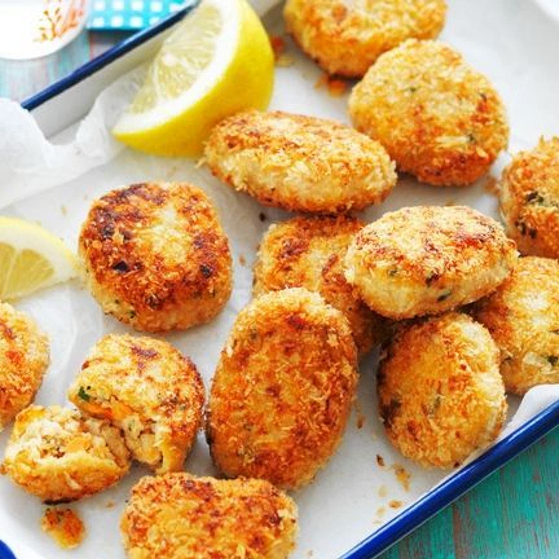 Sweet potato, chicken and couscous nuggets recipe