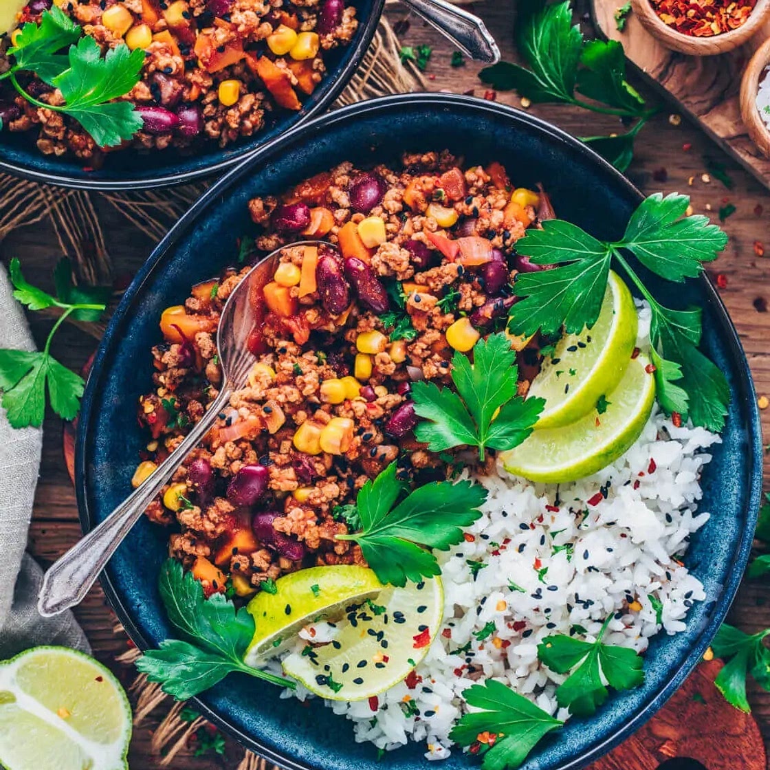 Veganes Chili sin Carne