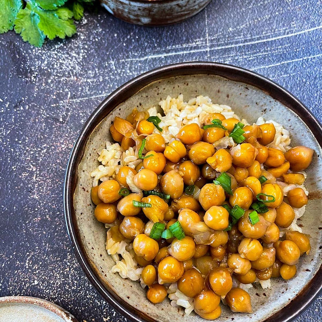 General Tso Chickpeas