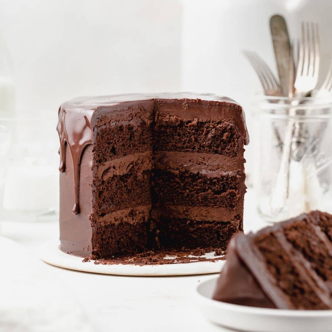 Triple Chocolate Layer Cake
