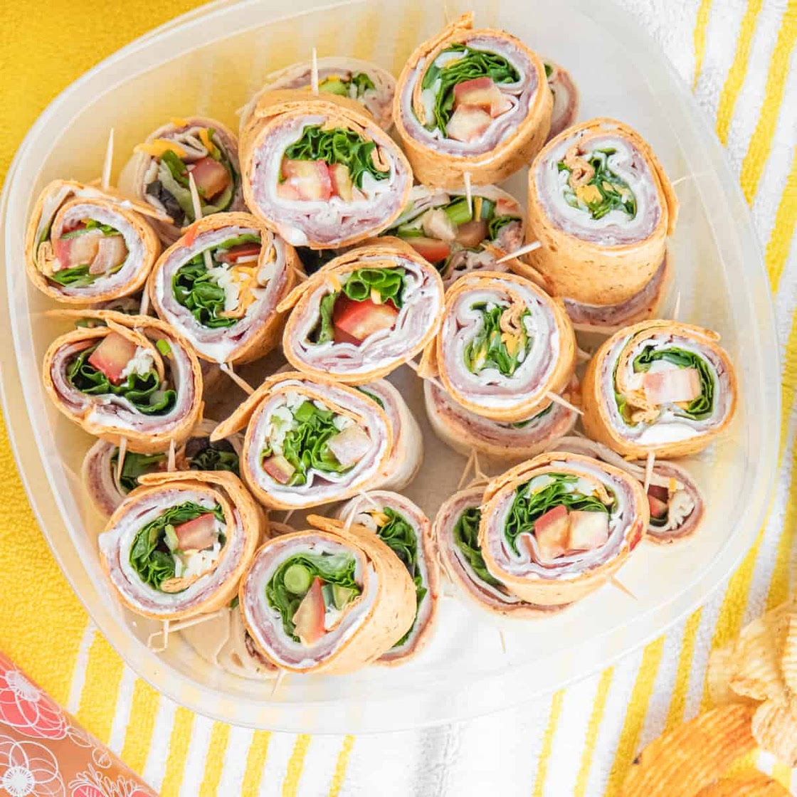 Turkey and Ham Roll Ups Recipe