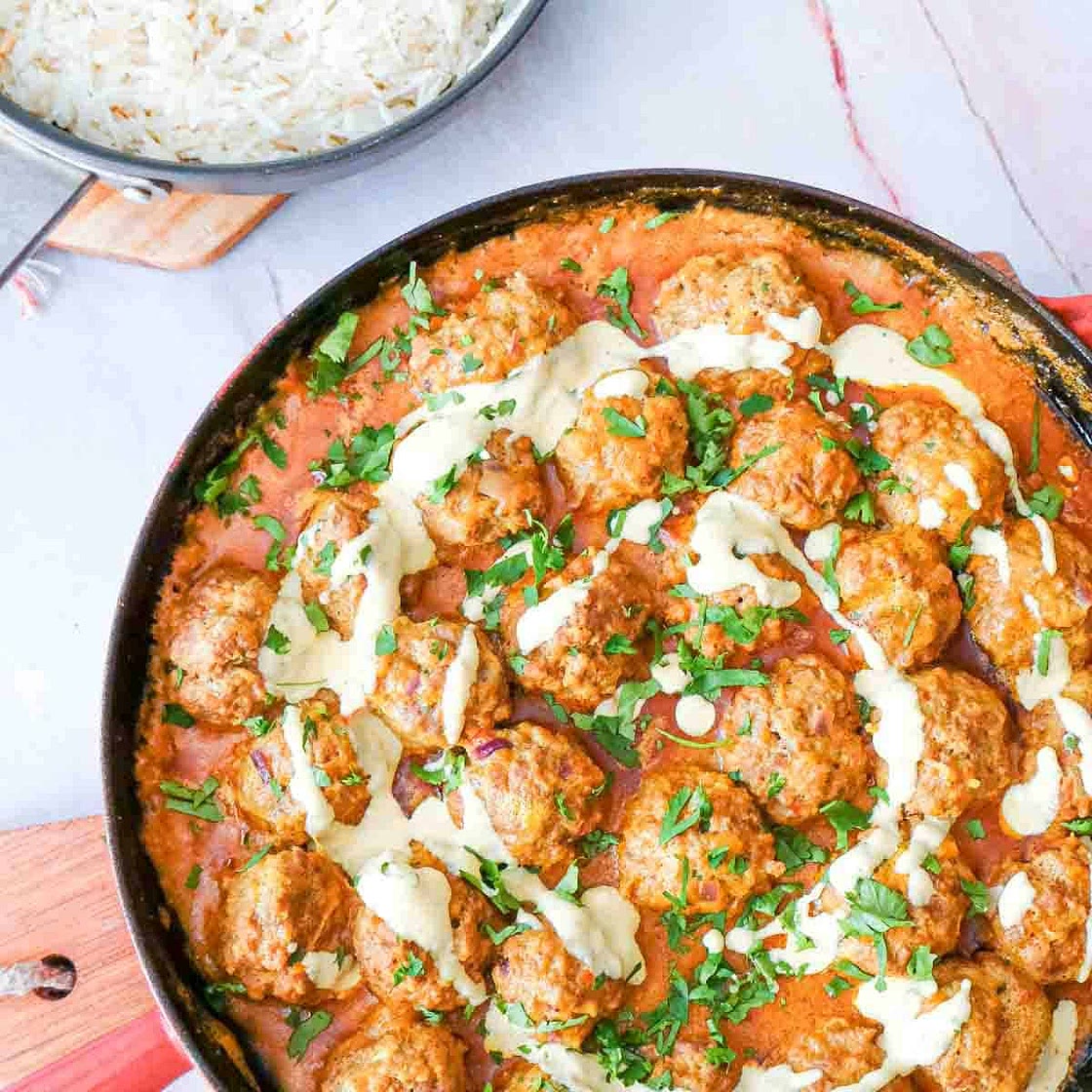 Creamy Coconut Curry Meatballs