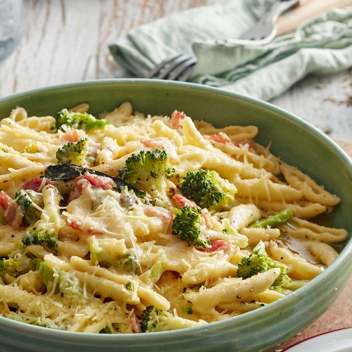 Bacon, Broccoli and Parmesan Pasta