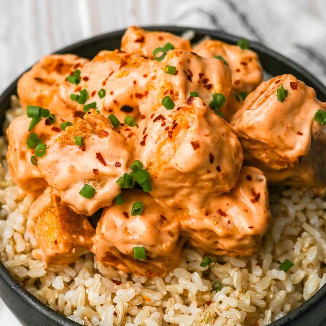 Vegan Bang Bang Tofu