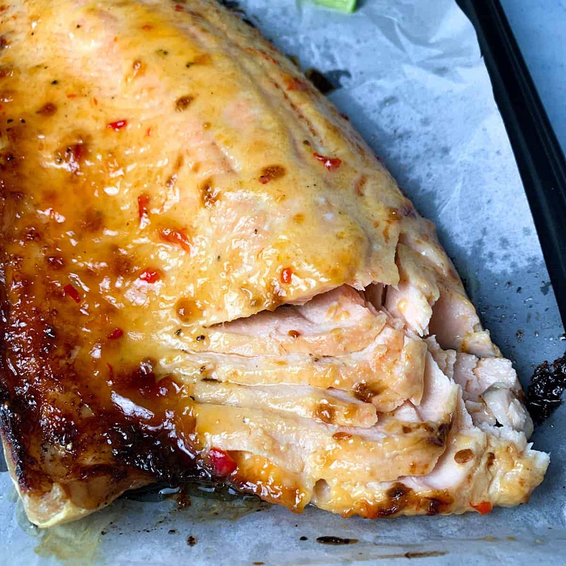 Oven Baked Bang Bang Salmon Recipe