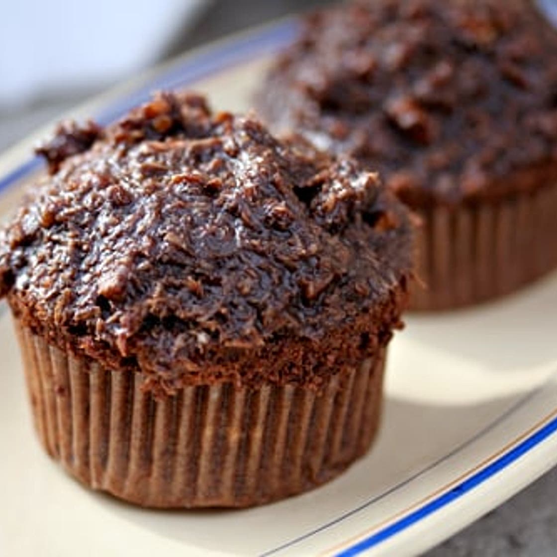 German Chocolate Cupcakes