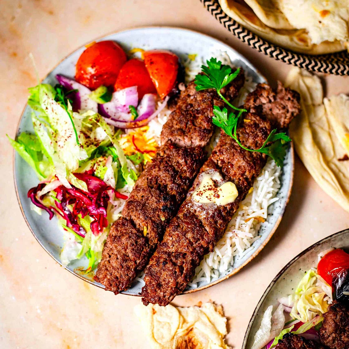 Kebab Koobideh - Persian Ground Lamb Kebabs