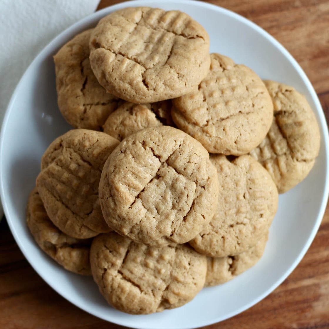 Sourdough Peanut Butter Cookies