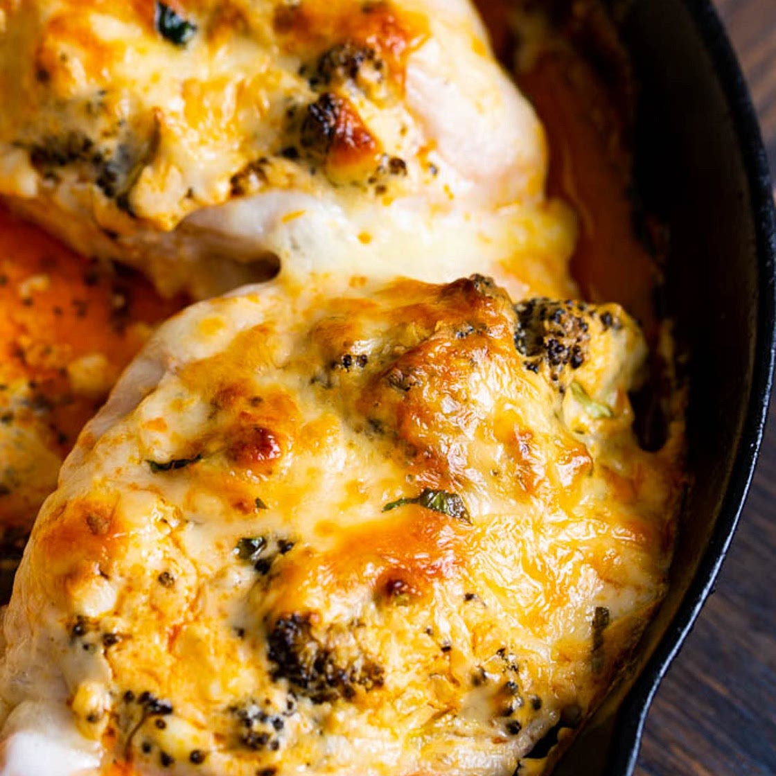 Broccoli Stuffed Buffalo Chicken Breast