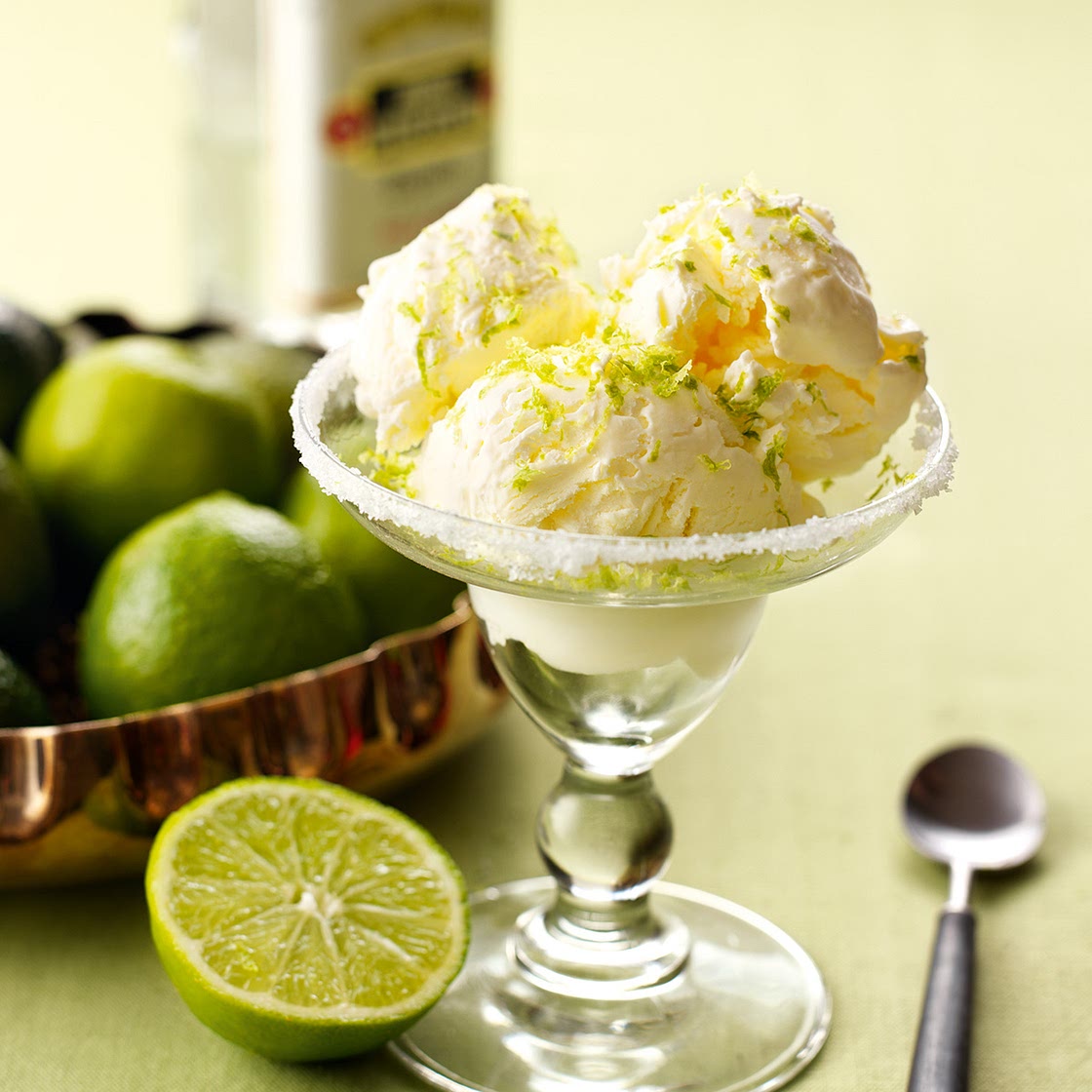 No-Churn Margarita Ice Cream
