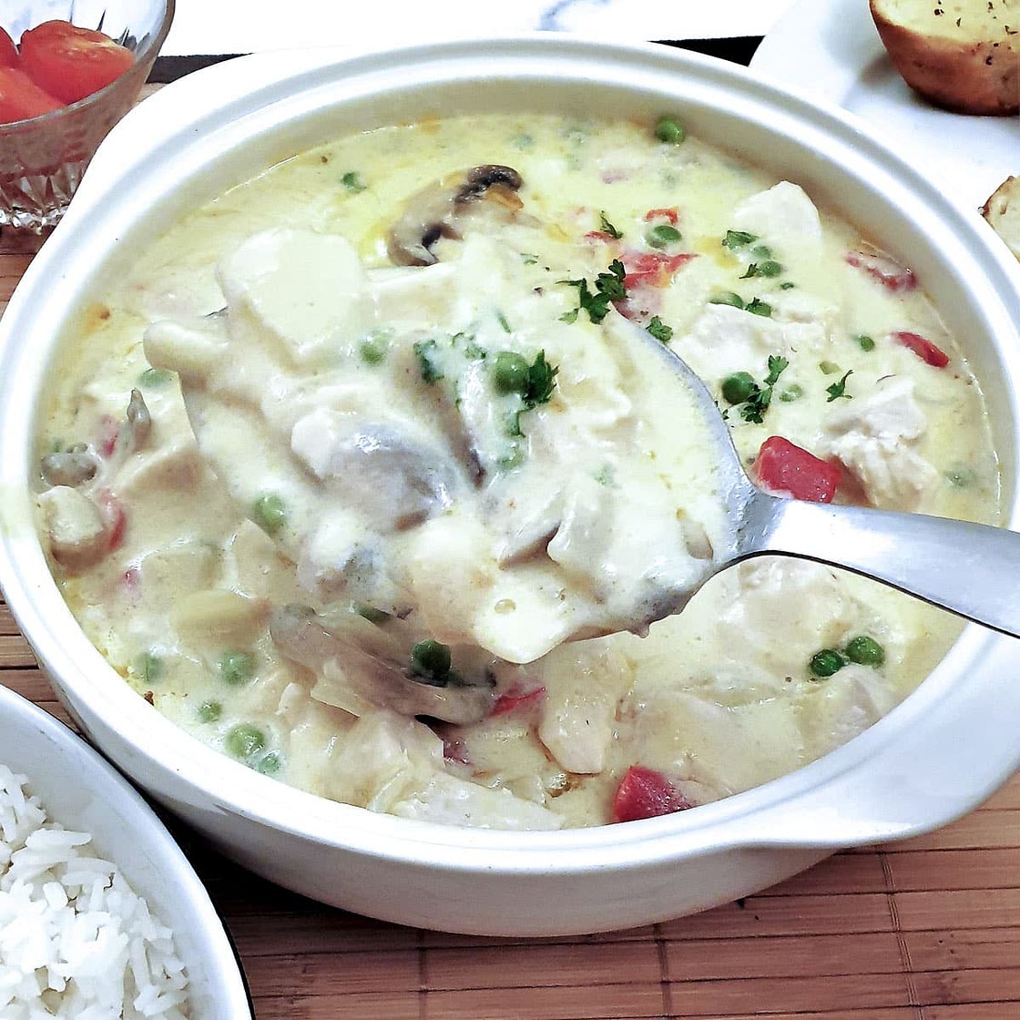 Easy Chicken a la king