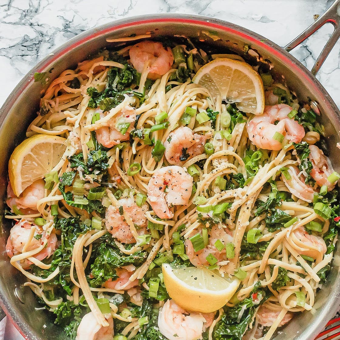 Lemon Shrimp Pasta Recipe with Garlic - Easy to Make!
