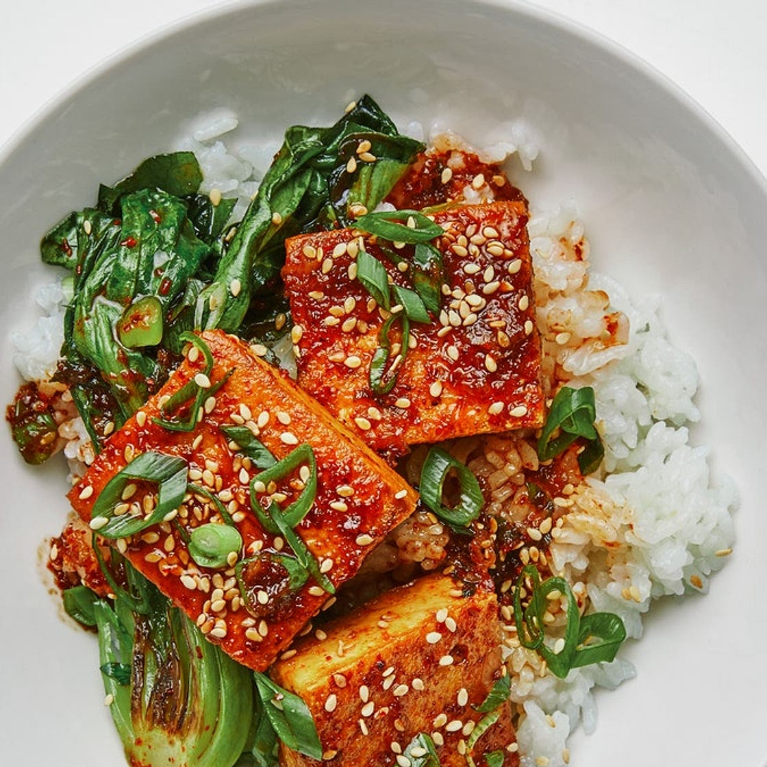 Tofu braisé épicé