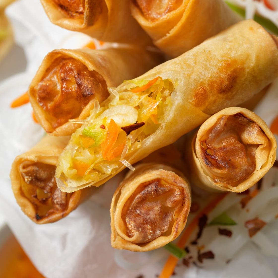 Crispy Air Fryer Spring Rolls