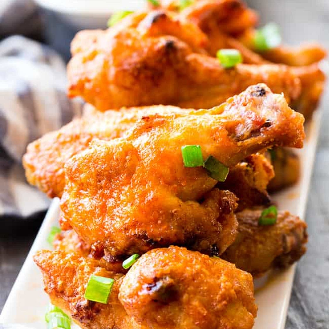 Crispy Baked Buffalo Chicken Wings {Paleo, Whole30}