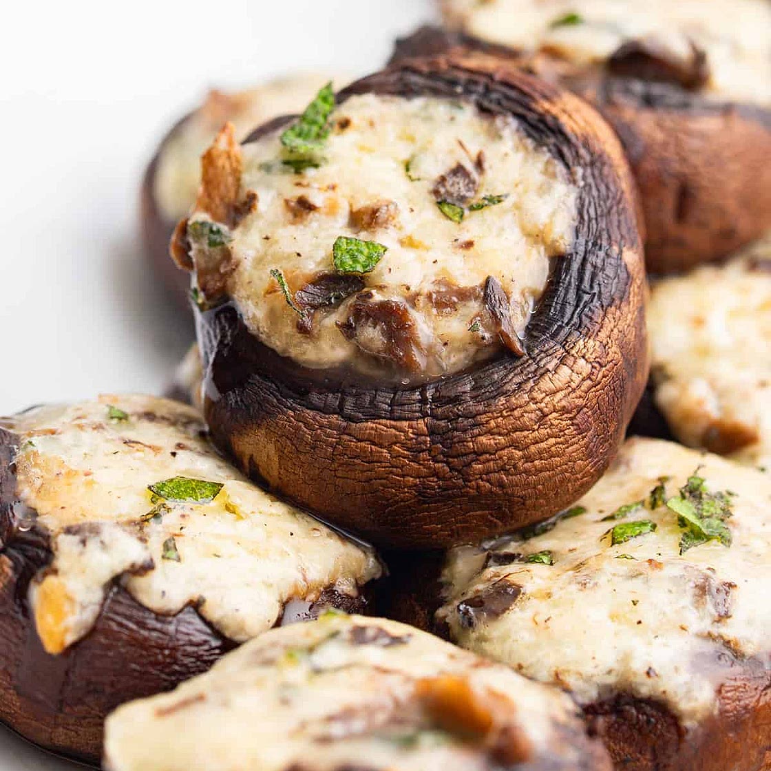 Cheesy Stuffed Mushrooms Recipe