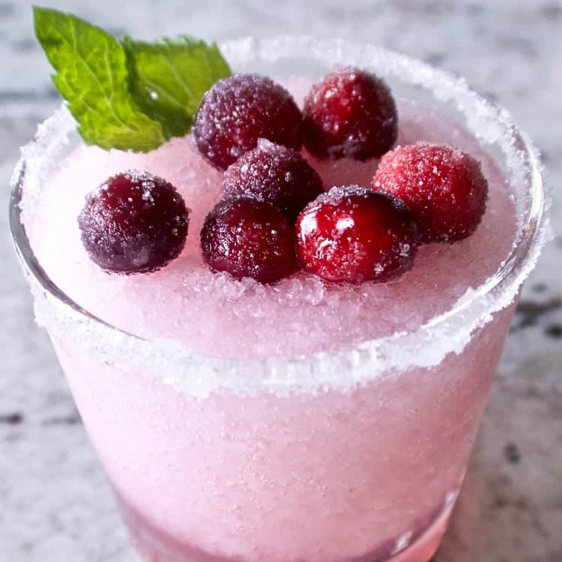 Cranberry Margarita Recipe-single