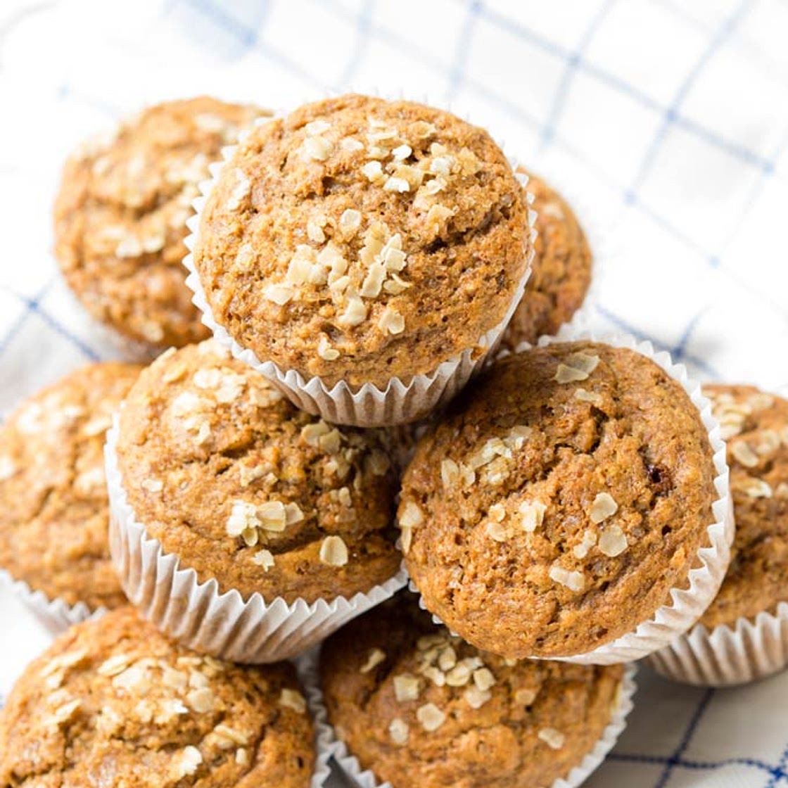Egg Free Banana Muffins (adaptable for vegan, GF)
