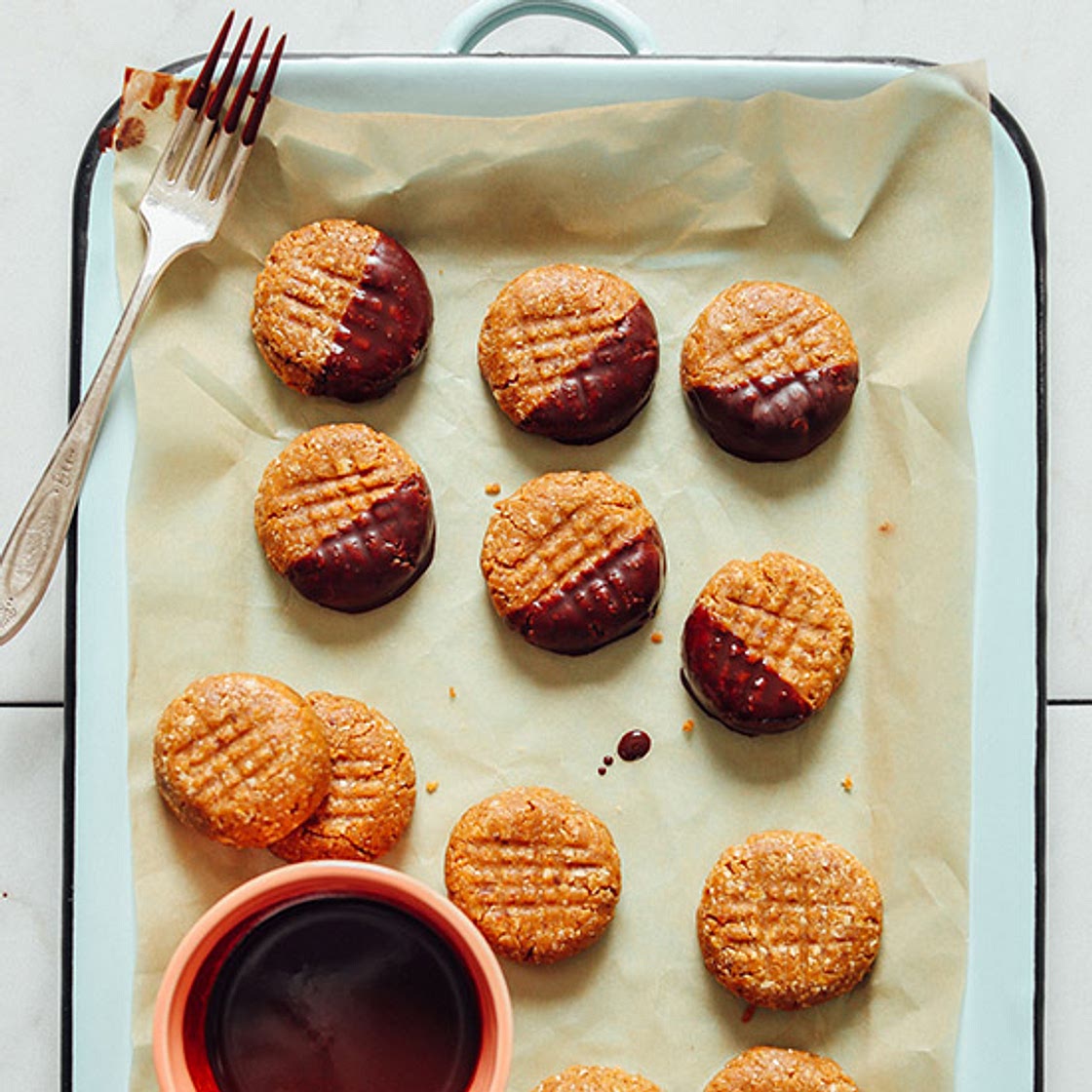3-Ingredient No-Bake Peanut Butter Cookies