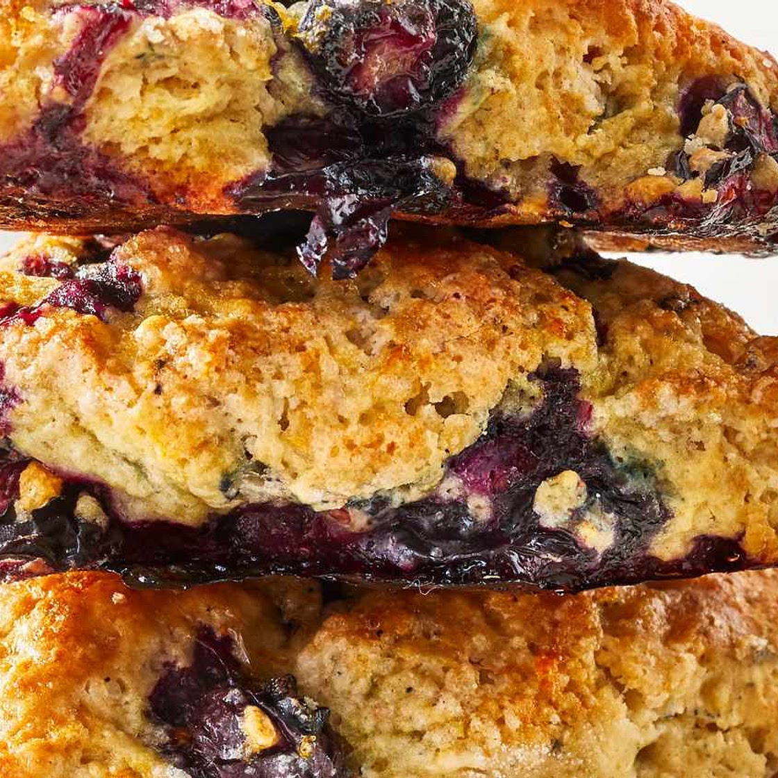 Air Fryer Mini Blueberry Scones