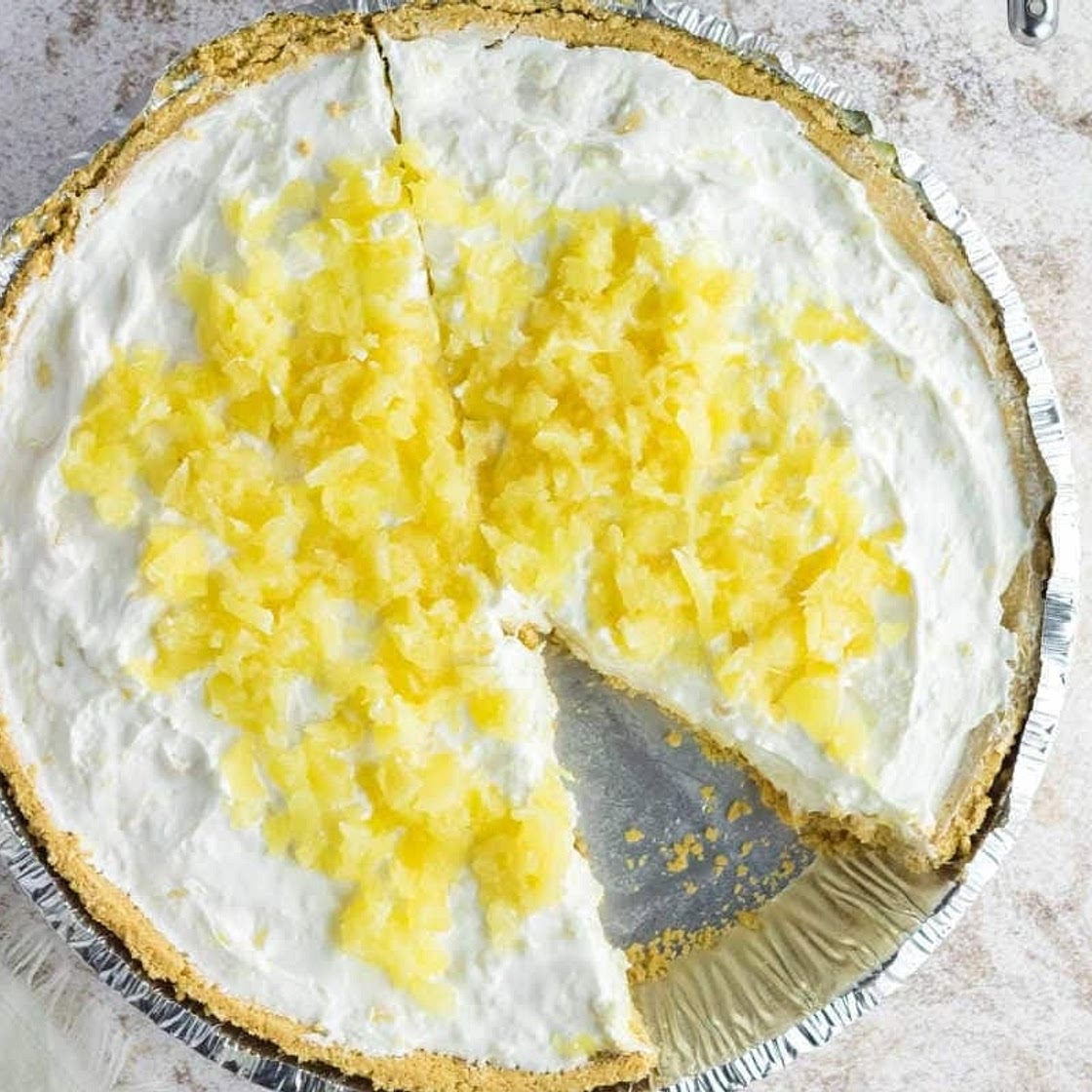 Pineapple Cream Cheese Pie Recipe