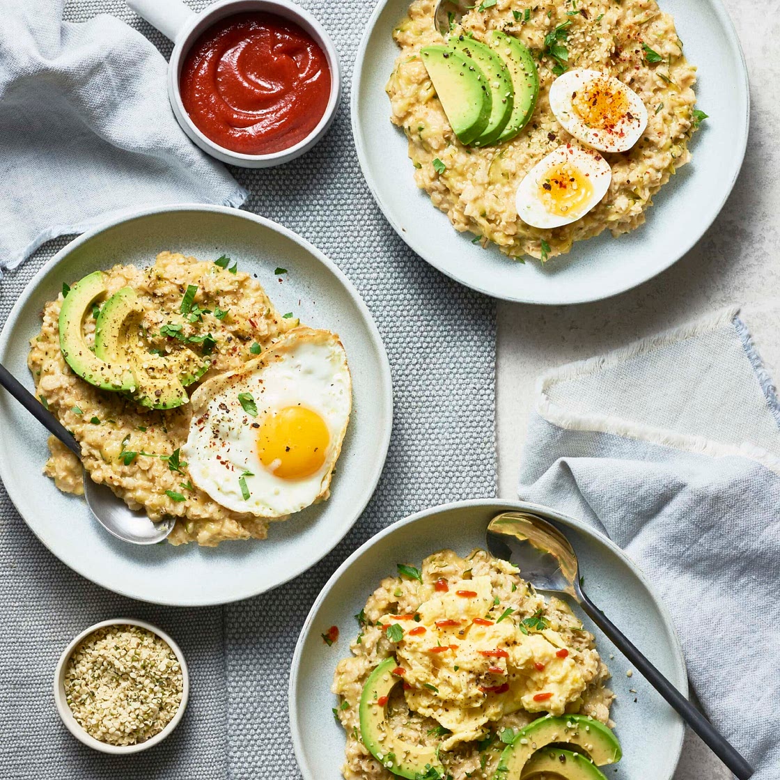 Savory Zucchini Oatmeal