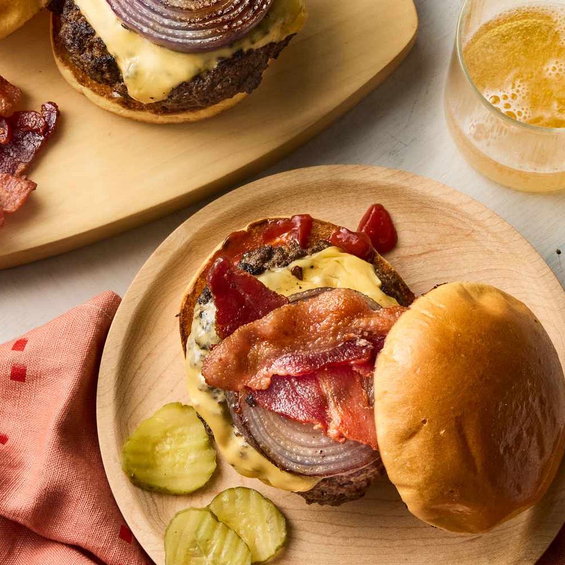 Cast-Iron Skillet Burgers