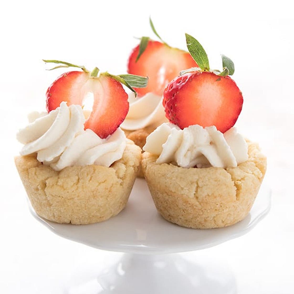 Strawberry Shortcake Cookie Cups