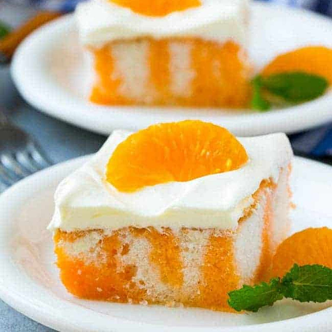 ORANGE CREAMSICLE POKE CAKE