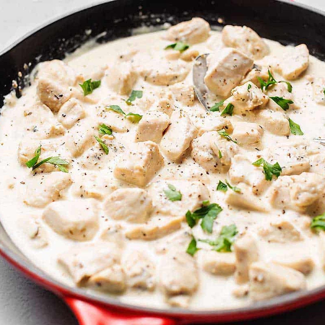 Keto Chicken Alfredo