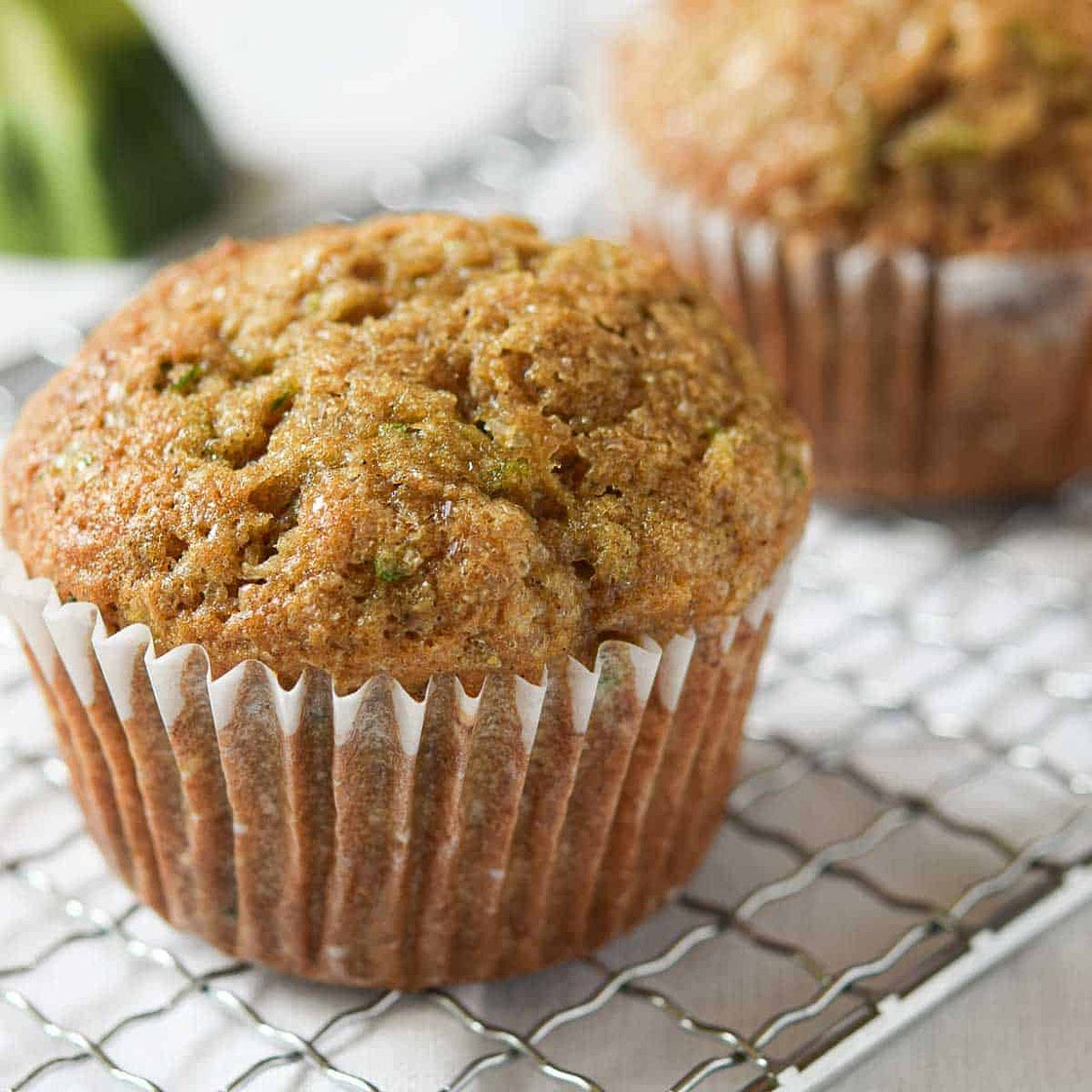 Zucchini Muffins with Applesauce