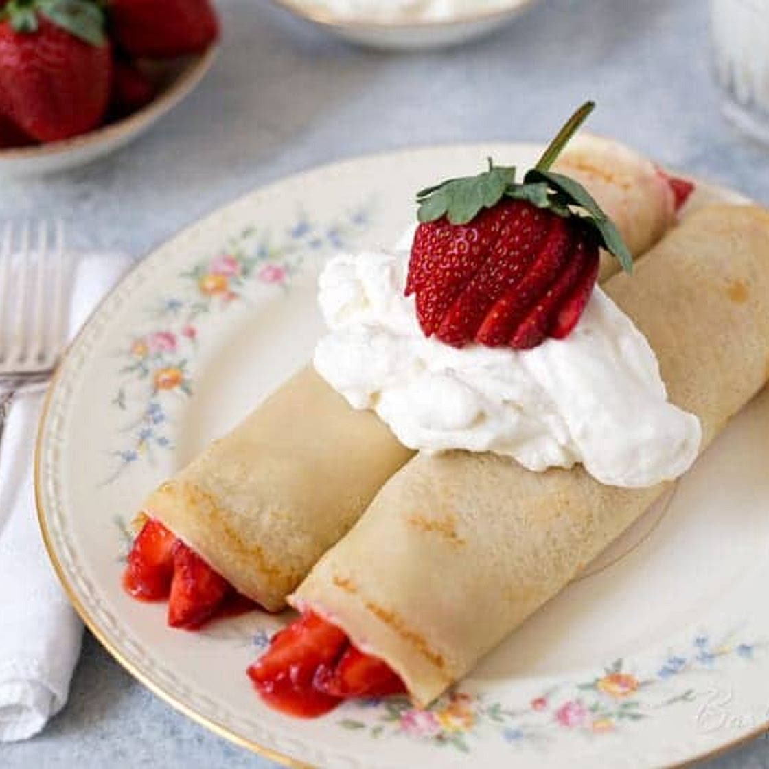 Strawberry Crepes