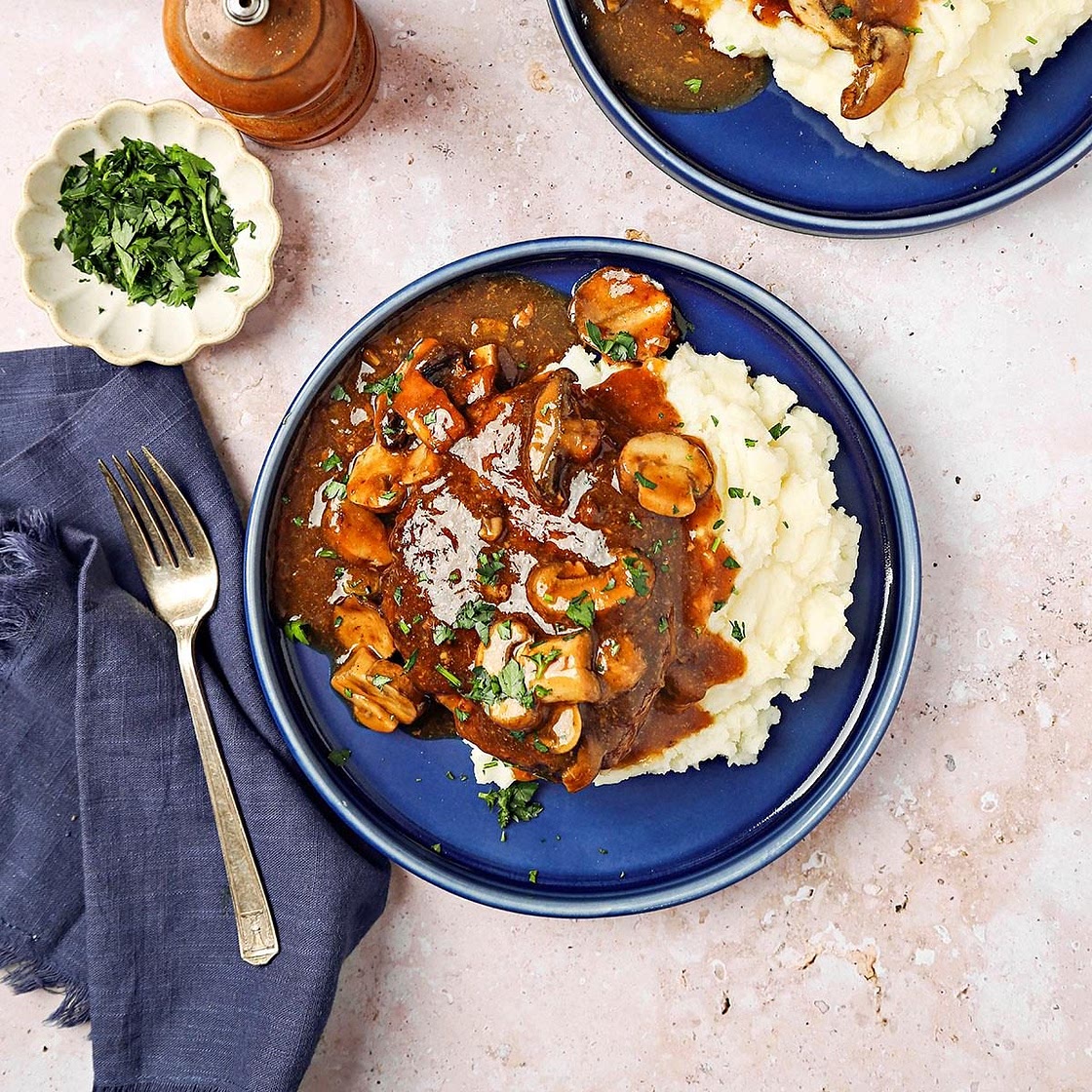 Beef Patties with Gravy